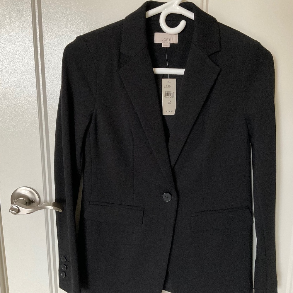 LOFT Fluid Modern Blazer - Size 00P